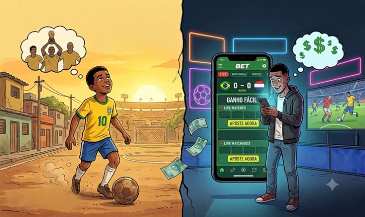 Do sonho ao vício? Como o futebol pode estar formando uma geração de apostadores.