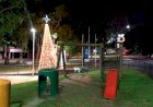 Praça de São Marcos recebe decoração e Iluminação do Natal.