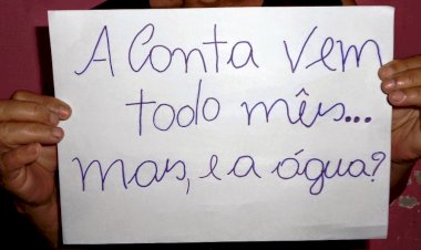 Conseguimos falar com e Embasa sobre a falta de água novamente no bairro.