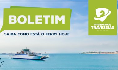 Espera no Ferry Boat dura até 3 horas, em embarque de veículos