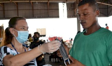 CEASA distribui máscaras,  afim de conter o COVID-19.