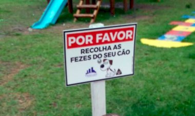 Campanha orienta sobre a importância de recolher as fezes do seu animal de estimação.