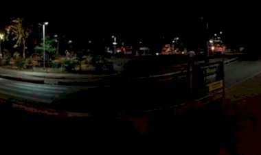 Denúncia - Iluminação precária espanta frequentadores da praça de São Marcos, na rótula de Canabrava.