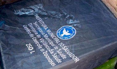 Prefeitura realiza entrega de capas para cobertura de caixas d’água em Salvador.