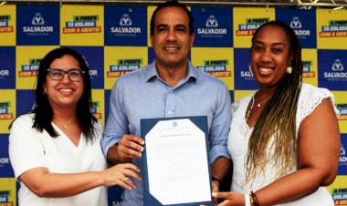 Isaura Genoveva é empossada como nova secretária municipal da Reparação de Salvador.