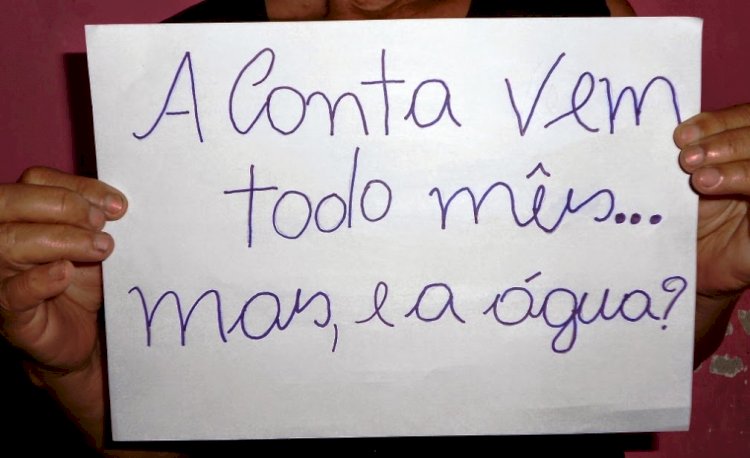 Conseguimos falar com e Embasa sobre a falta de água novamente no bairro.