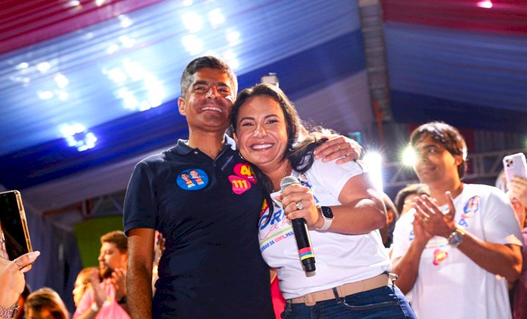 Candeias: Pitágoras reúne milhares de pessoas em apoio a Soraia Cabral
